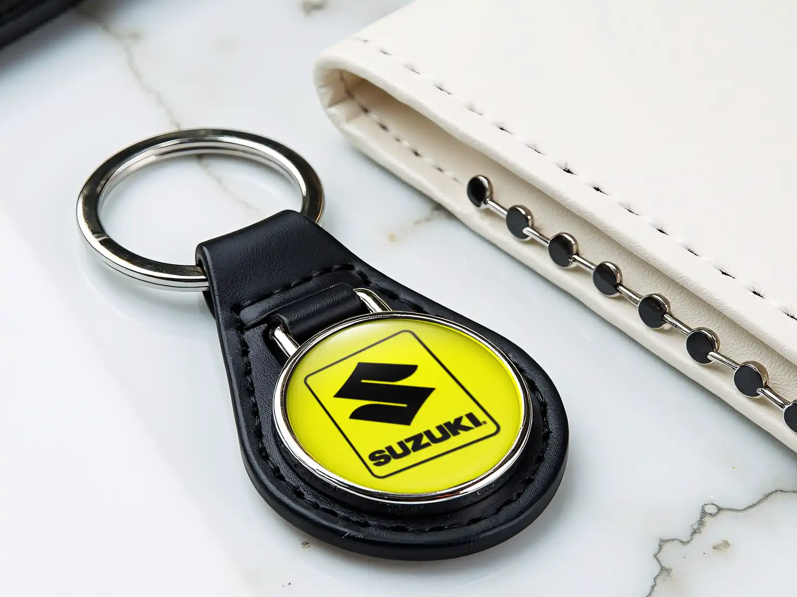Suzuki Llaveros Seguridad Cuero Alta Estilo Tuneo